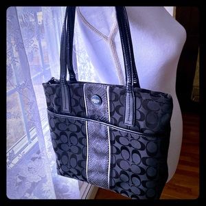 Black Coach shoulder bag